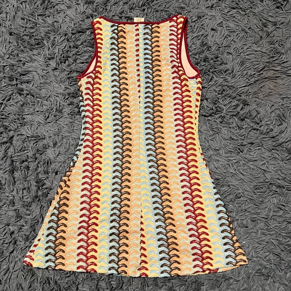 Forever 21 Retro Knit Striped Mini Dress - Picture 2 of 6